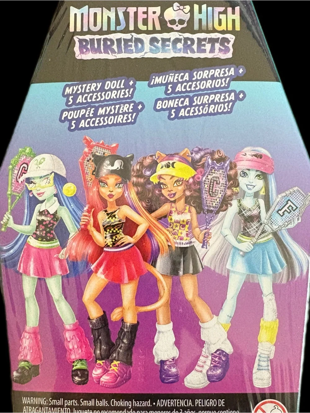 Monster High Buried Secrets Mystery Doll Coffin Box - New and Sealed MATTEL